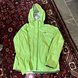 The North Face rain jacket, women’s L